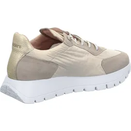 Wonders Sportliche Schnürschuhe für Damen, beige, 39 EU