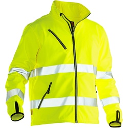 Jobman Softshelljacke HiVis 1202 Gelb - L
