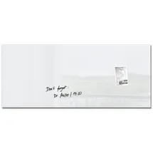 Sigel Glas-Whiteboard Artverum 130 x 55 cm Weiß
