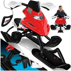 KESSER® Lenkschlitten mit 2 Fußbremsen   Automatisches Zugseil   Federung   Kufenlenkung   Bob Kinderschlitten Rodel Schlitten   Skiboblenkschlitten