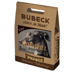 Bubeck Windspiel Power | für Windhunde | 12 kg getreidefreies Hundefutter