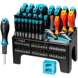 Cecotec Hardgyro 1260 Schraubendreher-Set 126-tlg. Silber