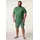 Men Plus by Happy Size Schlafanzug gemustertes T-Shirt Shorts Grün XXL