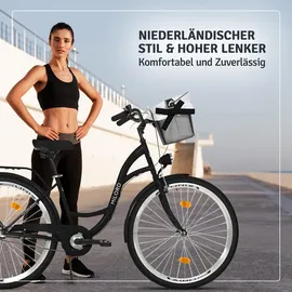 Milord 28 Zoll RH 46 cm Damen schwarz