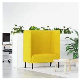 vidaXL Hochlehnsessel 101 x 56 x 121 cm Hellgelb