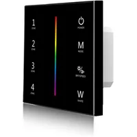 ISOLED Sys-Pro RGB+W 4 Zonen Einbau-Touch-Fernbedienung