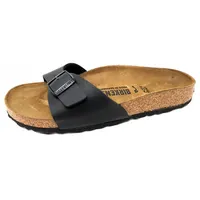 Birkenstock Madrid Damen Pantolette in Schwarz, Größe 38 - Schwarz - 38