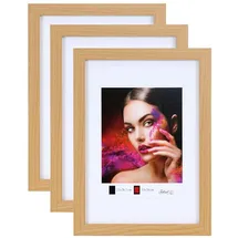Ideal Trend Bilderrahmen Holz Buche 15x20 cm 3er Set