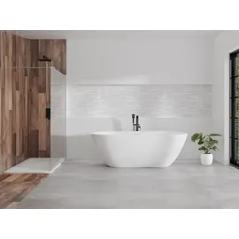 bad land SET Walk-In Dusche KETIL 80x195 Transparentes Glas