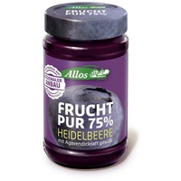 Allos Heidelbeer-Fruchtaufstrich "Frucht Pur" (250 g) - Bio