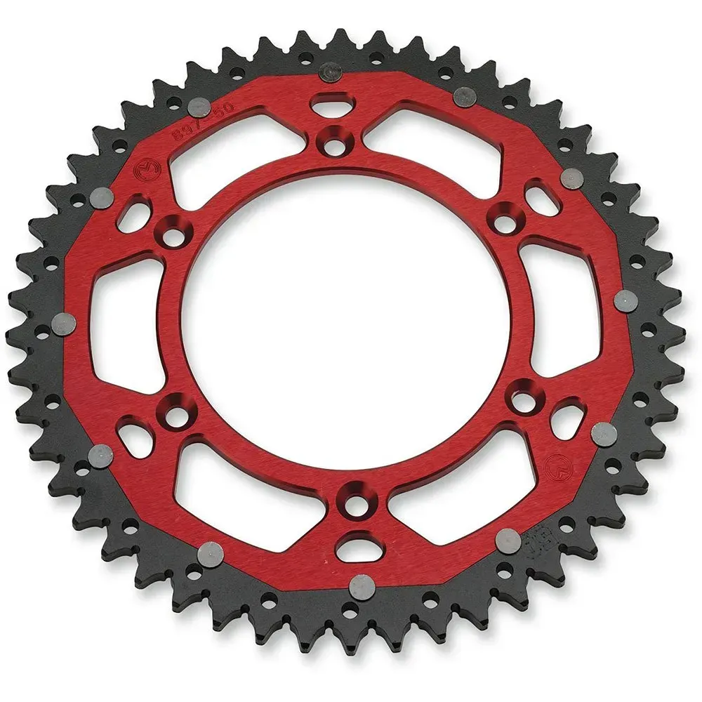 Moose Hard-parts 520 Aluminium&steel Beta/honda/yamaha Hinterradritzel - Red - 50t