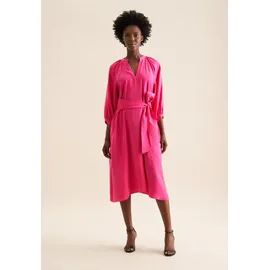 Seidensticker Sommerkleid Schwarz Uni Pink XL