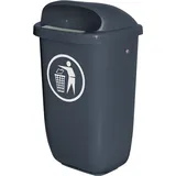 BRB-Lagertechnik BRB Abfall-Behälter 50 l Grau