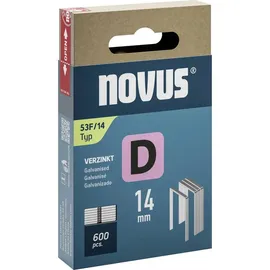 Novus Tackerklammern Typ 53F 14 mm 600 Stück