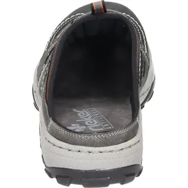 Rieker Herren 08096 Clogs, Grau (schwarz/rauch/rauch/00), 43 EU