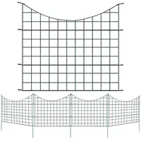 Teichzaun Gartenzaun 11tlg Set Zaunset Garden Teichzaun Teichschutzzaun 5x Zaun - Tolletour