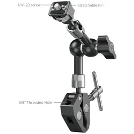 SmallRig Magic Arm with Crab-Shaped Clamp (7")