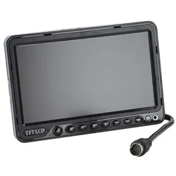  7'' Monitor universal 16:9 (1 RFK+4 AV Eingänge)+Splitscreen 