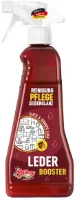 POLIBOY Leder Booster, Lederpflege, Beseitigt Staub und Verschmutzungen auf glatten und genarbten Leder, 500 ml - Flasche