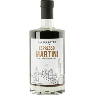 Ardent Batch Premium Cocktails – No. 3 The Espresso Martini 22,2% vol. Vodka-Espresso Liqueur-Coffee – trinkfertiger Cocktail (1 x 0.5 l)