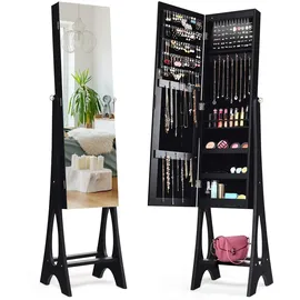 Costway Schmuckschrank mit 12 LEDs