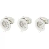 Sygonix Einbauleuchte 3er Set (SY-6417588) Weiß