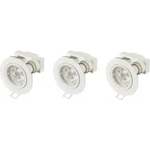 Sygonix Einbauleuchte 3er Set (SY-6417588) Weiß