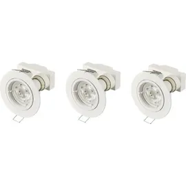 Sygonix Einbauleuchte 3er Set (SY-6417588) Weiß