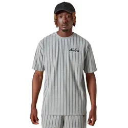 New Era Pinstripe Oversized Tee | Shirts für Herren | Grau