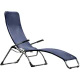Jan Kurtz Fiam Samba Terrassenliege 142 x 63 x 107 cm dunkelblau klappbar