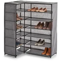 Hti-Living Eckregal 60 x 107 x 30 cm grau