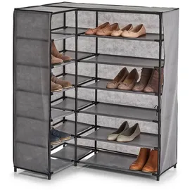 Hti-Living Eckregal 60 x 107 x 30 cm grau