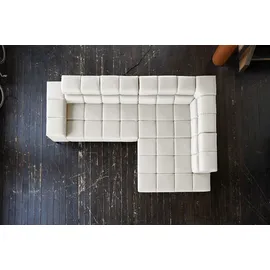 KAWOLA Sofa NELSON hellgrau Recamiere rechts