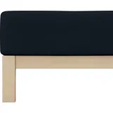 schlafgut Pure Baumwolle 120 x 200 - 130 x 220 cm off black