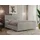 MKS Meble Boxspringbett 140x200 mit Bettkasten, Boxspringbett 140x200 mit Matratze, Doppelbett mit Matratze und Topper - Polsterbett mit Kopfteil - ROMA - 14... - Hellgrau