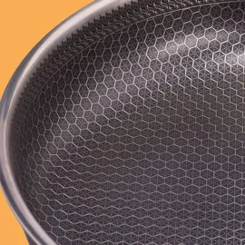 Reishunger Edelstahlpfanne Bratpfanne 28 cm