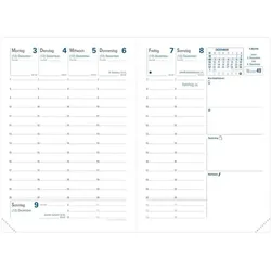QUO VADIS Kalender Tour 9x12,5cm Club kirschrot 2026