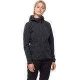 Jack Wolfskin Bornberg Hoody W Softshelljacke, Schwarz, M EU