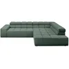 Portobello Ecksofa York Cord Grün