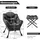 Costway Relaxsessel mit Hocker Polyester 0 x 0 x 0 cm Grau