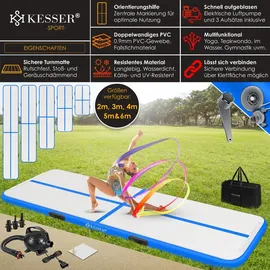 Kesser Airtrack 500 cm blau