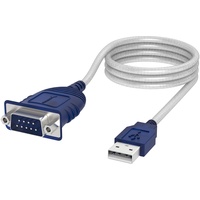 Sabrent USB auf serielles Adapter (1.8m) USB auf RS232 seriell Kabel, DB-9 Konverterkabel (9-polig) Prolific Chipsatz kompatibel für Windows, Mac OS X 10.6 und höher, Linux 2.4 et plus (CB-9P6F)