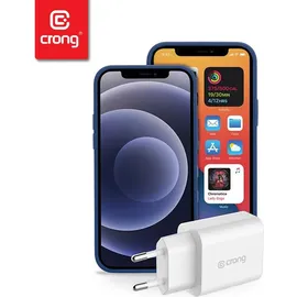 Crong USB-C Power Delivery 20W Wandladegerät Weiß