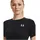 Under Armour HeatGear Kompressionsshirt Damen 001 black/white XXL