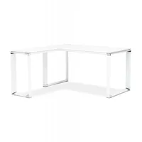 KADIMA DESIGN Eckschreibtisch Holz Metall | Bürotisch Winkelschreibtisch verstellbar