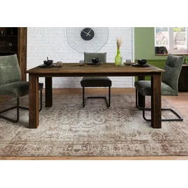 Massivmoebel24 Mango 200 x 76 x 100 cm braun lackiert