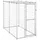 vidaXL Outdoor-Hundezwinger mit Dach 110 x 220 x 180 cm Stahl