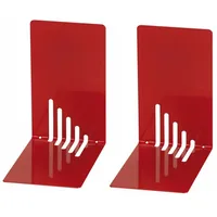 Wedo Buchstütze Metall 14 x 8,5 x 14 cm Rot 2 St.