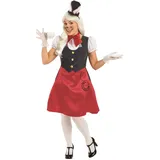 Fun Shack Kaninchen Kostüm Damen, Märzhase Kostüm, Hase Kostüm Alice, Märchen Kostüm Damen, Wunderland Kostüm - L - L