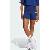 adidas Essentials 3-Streifen High Waisted kurze Leggings - dark blue/white XL